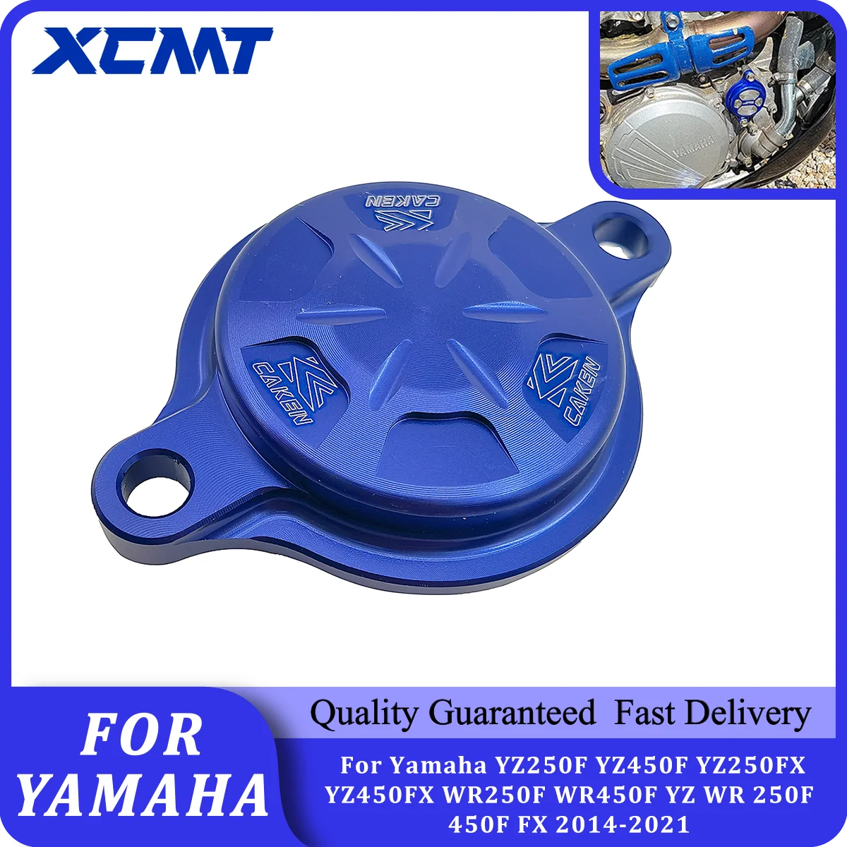 Motorcycle accessories Billet Oil Filteer Cover For Yamaha YZ250F YZ450F YZ250FX YZ450FX WR250F WR450F WR 250F 450F FX 2014-2021