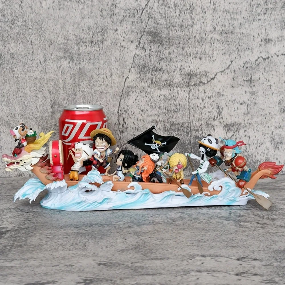 

Аниме-фигурка One Piece: Монки Д. Луффи, Ророноа Зоро, Нами, GK Dragon Boat, коллекционная модель из ПВХ, 18 см