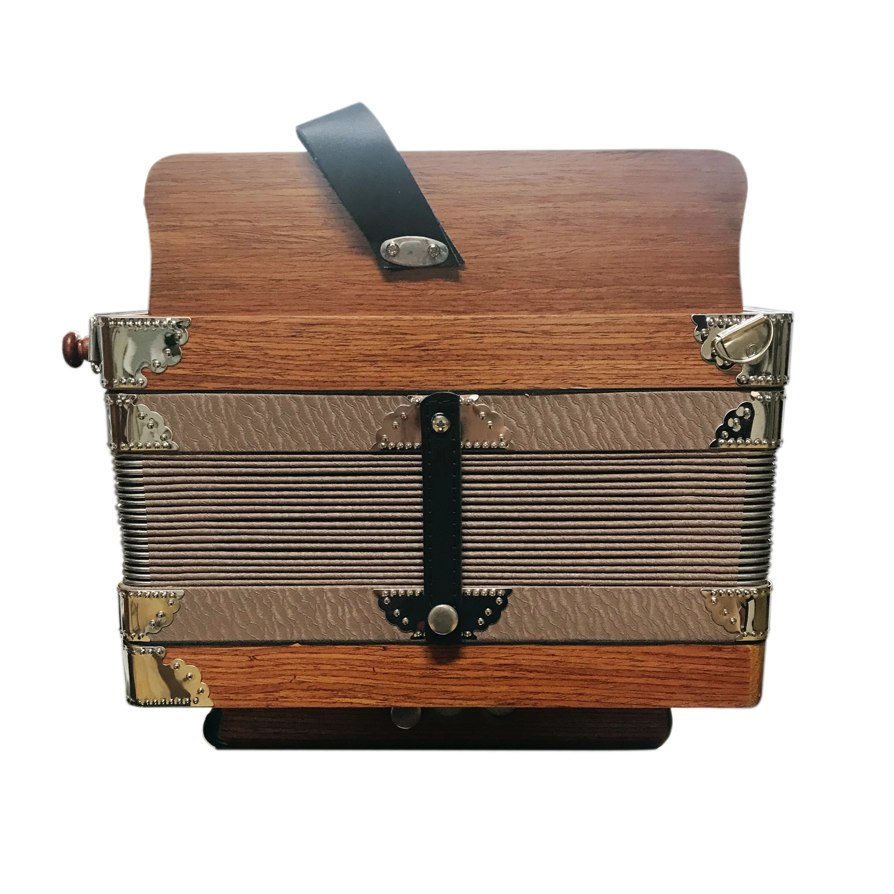 OEM High Quality Diatonic Accordion Instrument JB1004 10 Buttons 2 Bass 4 Registers Cheap 10-Button Button Acordeon