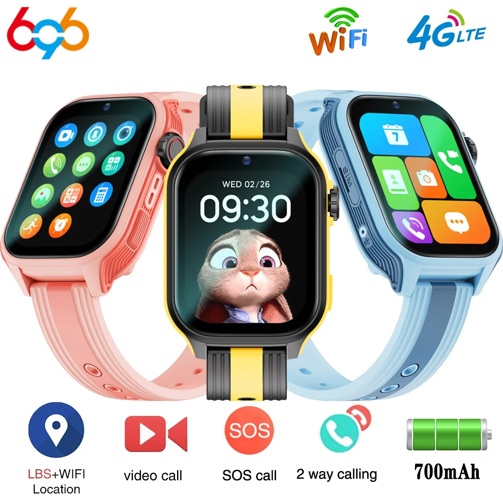 4G HD Video Call Kids Smart Watches 1.83