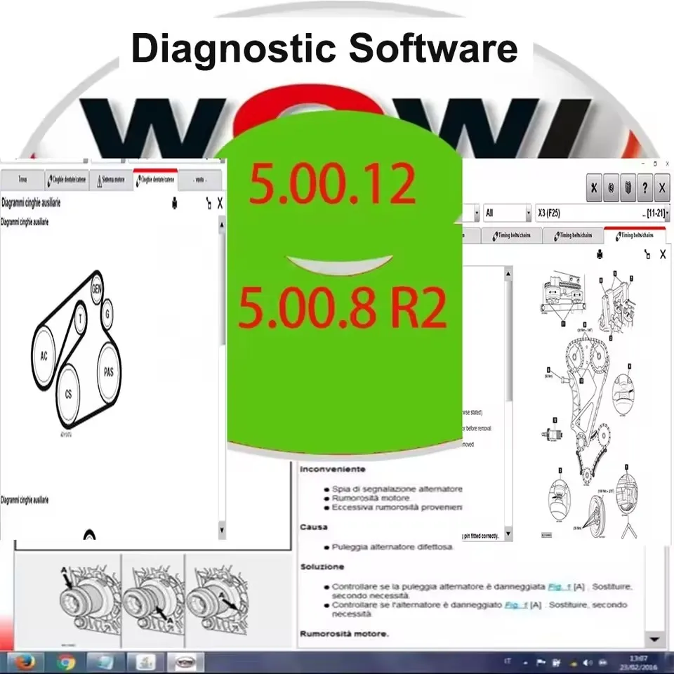 New 5.00.12 WOW Snooper 5.00.8 R2 With Keygen Diagnostic software inspection tools ECU Repair interface cars tuning auto Program