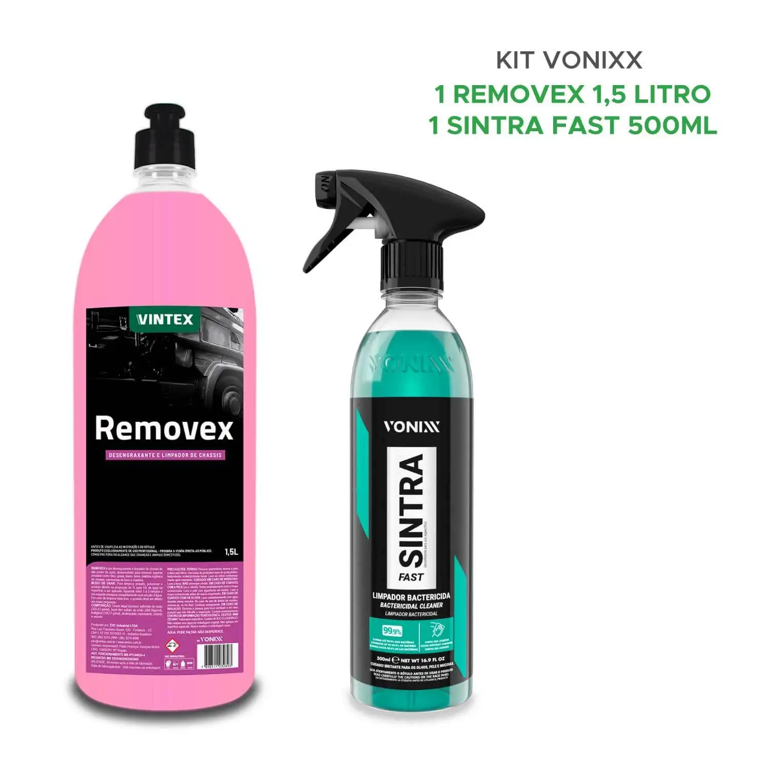 Removex 1.5L Auto Cleaning Kit + Sintra Fast 500ml Vonixx