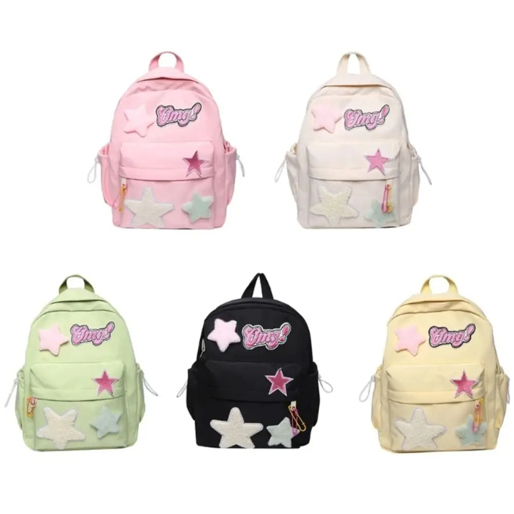 Y2k Backpack Fashion Nylon Anti-theft School Backapck Lightweight Large-capacity Student School Bag Teenagers