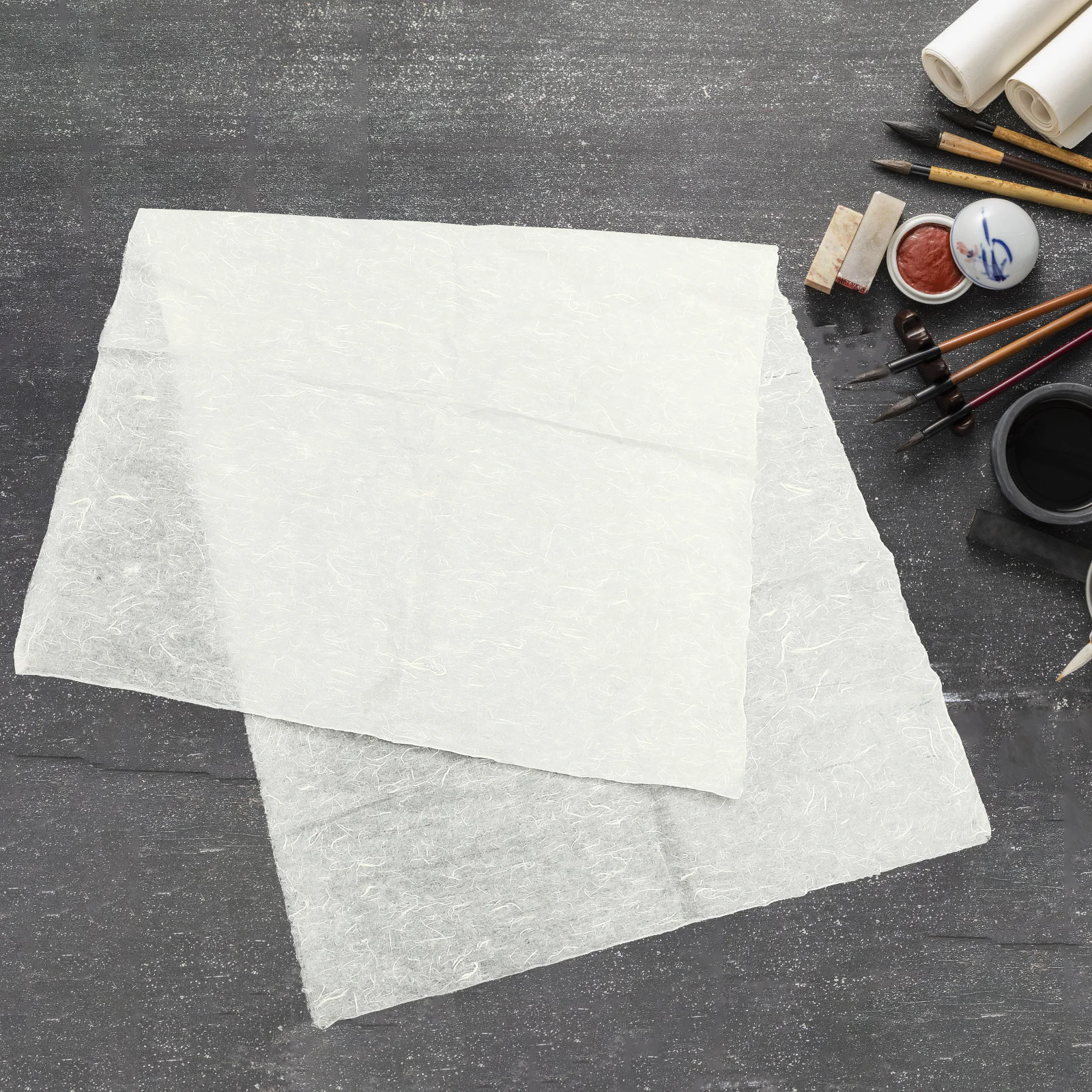 

10 Sheets Paper for Chinese Painting Calligraphy Flower Pattern Chinese Calligraphy Paper Drawing Art Supplies Storage