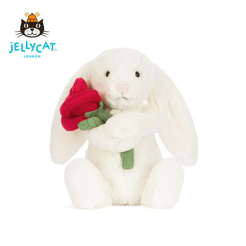 Jellycat Bunny;Crimson Dragon; Rose Bouquet; Plush Toy; Valentine's Day Gift 2026 New Year'sGift