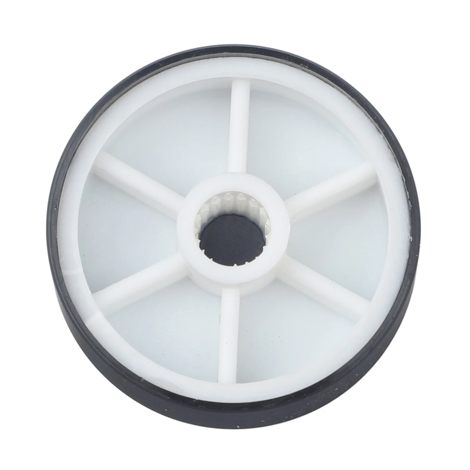 For Audio Equipment Black Potentiometer Knob Precise Adjustment Panel Mount Compatible Knurled Grip Smooth Rotation