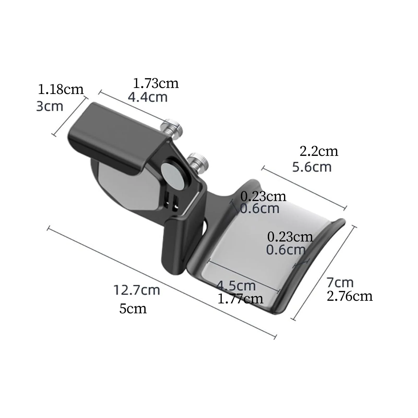 1-Pack Monitor Stand for Headphones and Headsets, Clamp-On Adjustable Headset Holder Space-Saving Desk Organizer