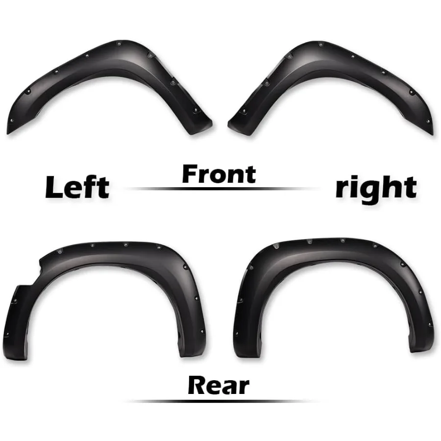 Fender Flares, Black 4Pcs