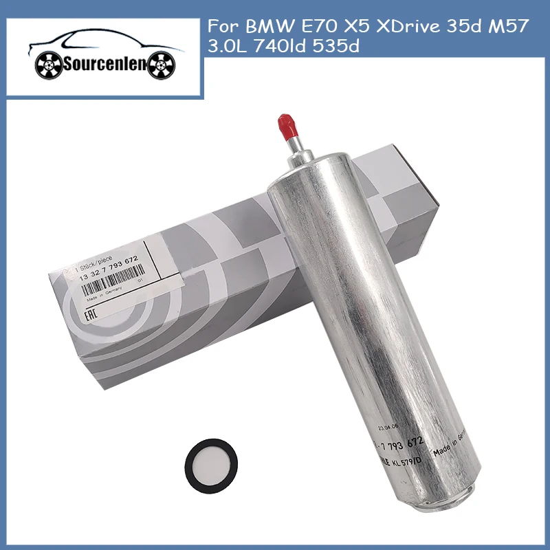 13327793672 Оригинальный топливный фильтр для BMW E70 X5 XDrive 35d M57 3.0L 13327788700 13327811227 13327811401 13327811227 740ld 535d 13327793672 Оригинальный топливный фильтр для BMW E70 X5 XDrive 35d M57 3.0L 13327788700 13327811227 13327811401 13327811227 740ld 535d