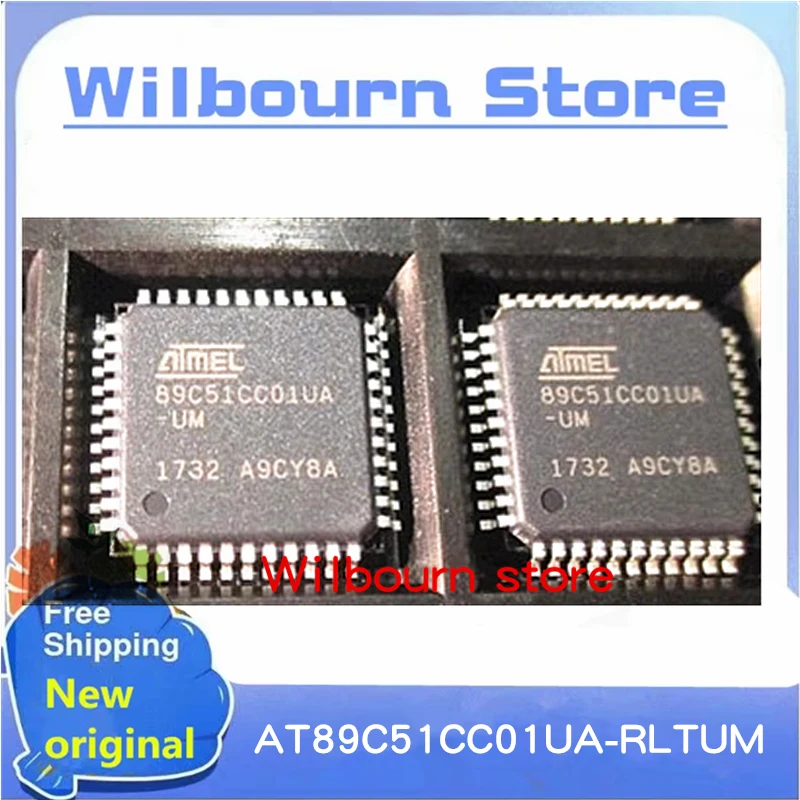 2PCS/LOT 89C51CC01UA-UM AT89C51CC01UA-UM AT89C51CC01UA-RLTUM AT89C51CC01UA TQFP44 100% New Spot stock