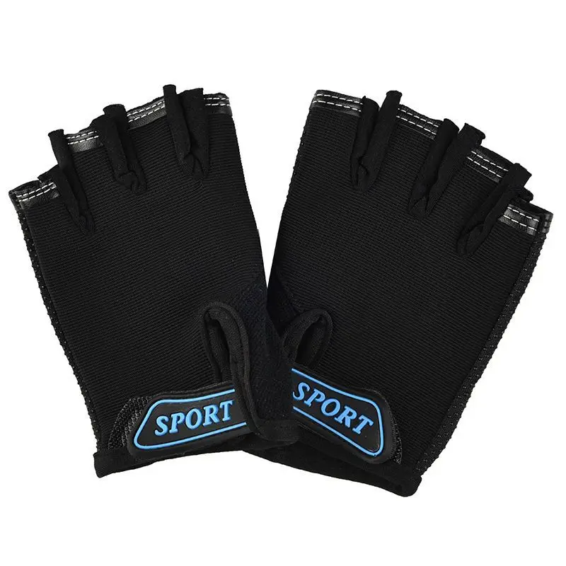 Children Half Finger Gloves Cycling Kids Roller Skating Summer Girls Boys Sun Protection Non-Slip Sports Gloves 4 To 7 Years Old