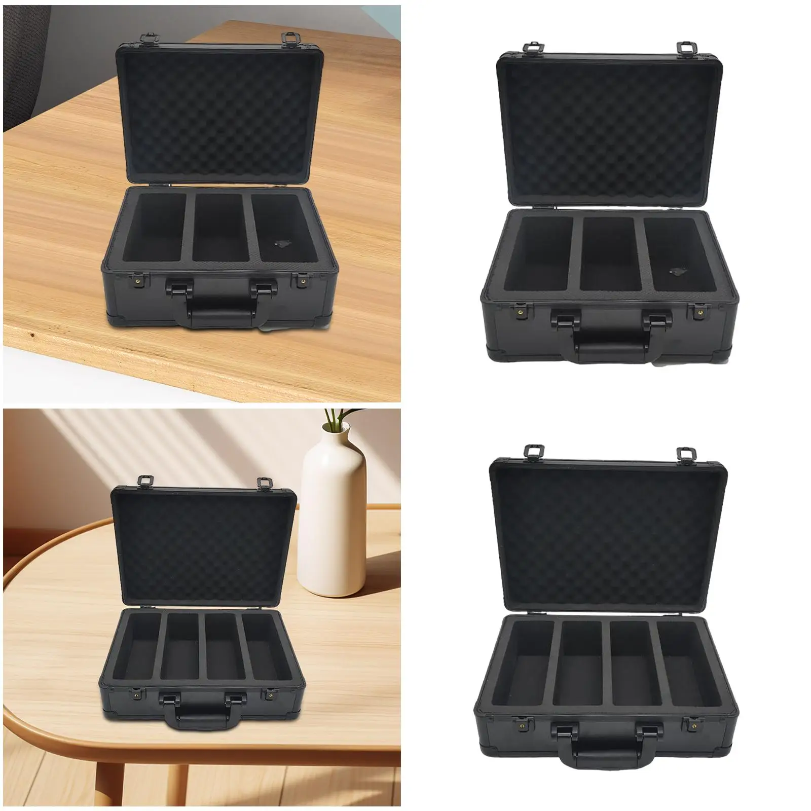 Graded Card Case Card Holder Portable Easy to Carry with Dividers Protector Trading Card Storage Box for Game Card Graded Cards