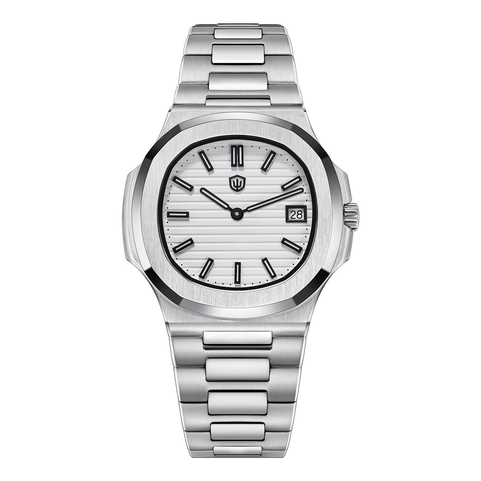 Watchdives WD00013 Men Watch Swiss Ronda 714 Movement Mechanical Watches Sapphire Stainless Steel Waterproof 100m Wristwatch