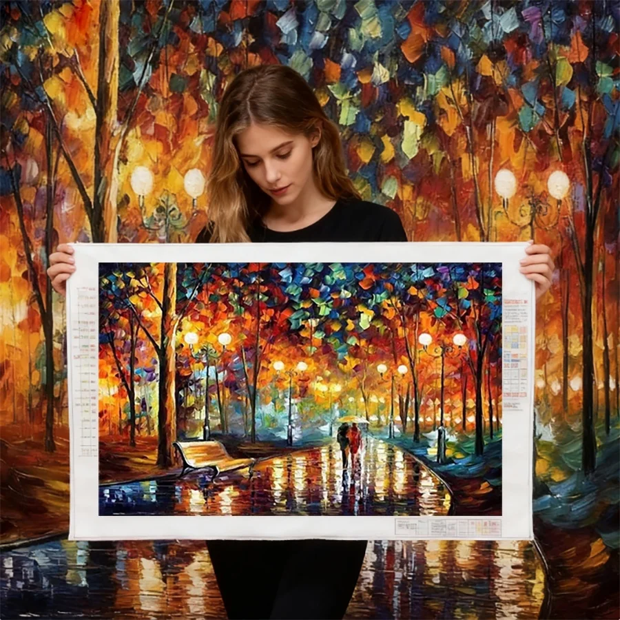 

Landscape Old Paintings Pre-Printed Cross Stitch DIY Embroidery Kit Craft Knitting Handiwork Sewing Sales Promotions Wholesale