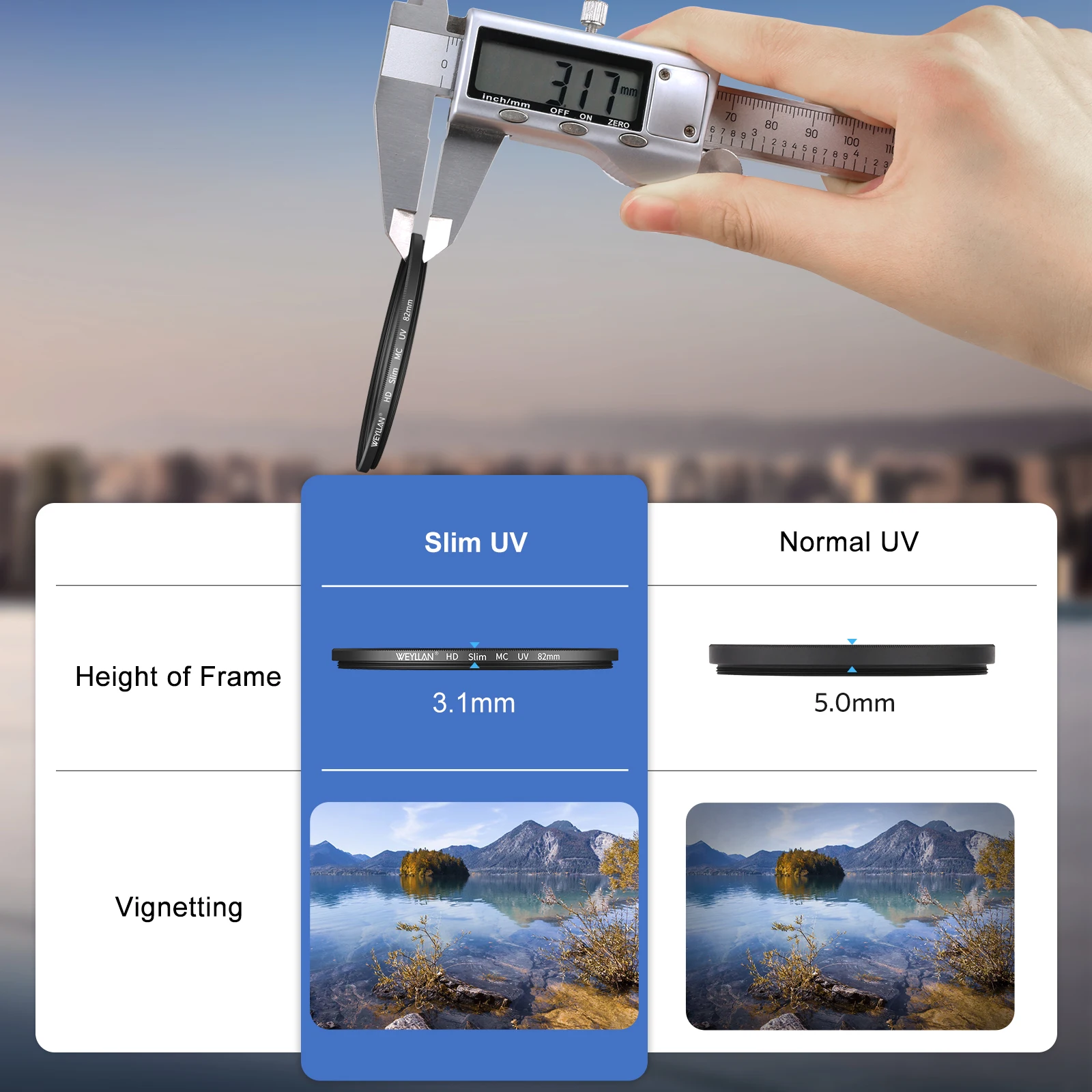 UV Filter Photography MC HD Lens UV Filter Super Slim Camera Accessories 46mm 49mm 55mm 58mm 67mm 77mm 82mm for Canon Nikon DSLR