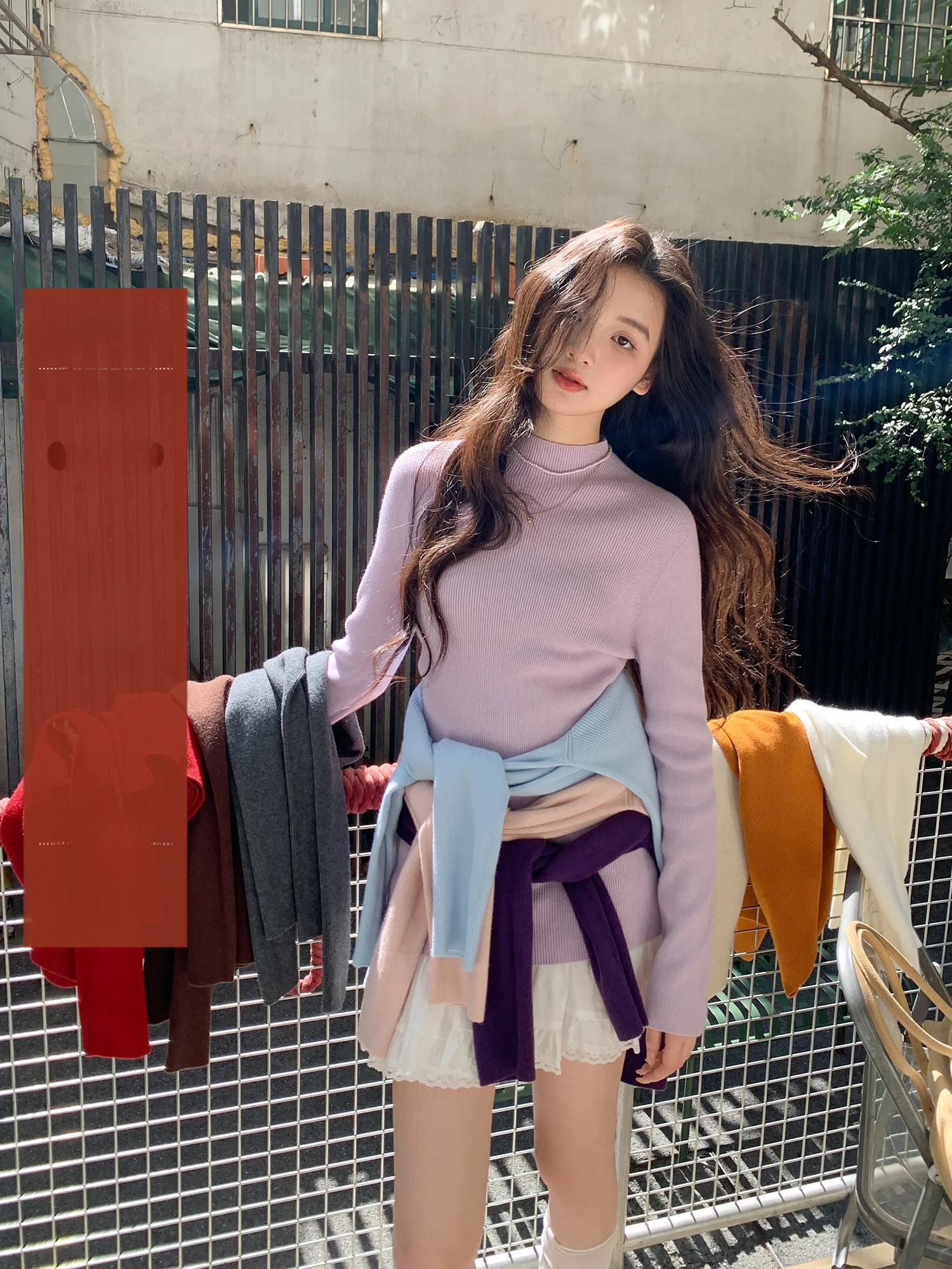 

Женская облегающая вязаная базовая кофта с длинным рукавом и высоким воротником, мягкая и удобная, новая зимняя коллекция