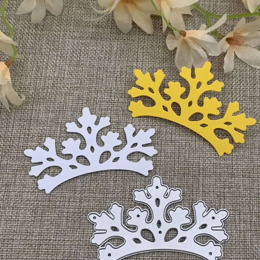 metal cutting dies cut die mold Snowflake Crown Decoration Scrapbook paper craft knife mould blade punch stencils dies