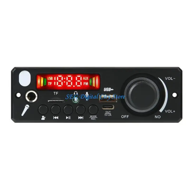 

U75B 2x40w Wirelessly Decoding Board Powerful Sound Board Support 6.35mm for Singings