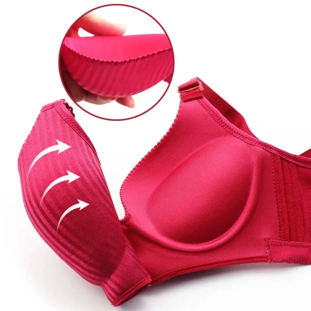 Push Up Thickened 6cm Women Sexy Bra Small Chest Adjustable Bread Cup Bra Top Girl\'s Wireless Comfortable Underwear Opa De Mujer