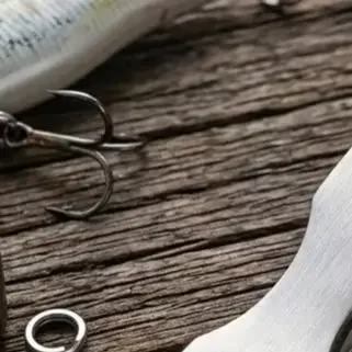 Stainless Steel Quick Split Ring Opener For Mini Pliers Fishing Tools Lightweight Portable 6.1cm 8g With Hanging Hole