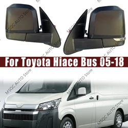 For Toyota Hiace Bus 2005-2018 Auto With Electric Folding Mirror Assy Car Outside Side Rearview Mirror Assembly