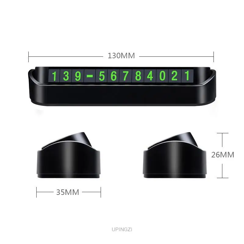 Автомобильный номер телефона аксессуары для автомобиля Моделирование 13x2,5 см автомобильный номер телефона