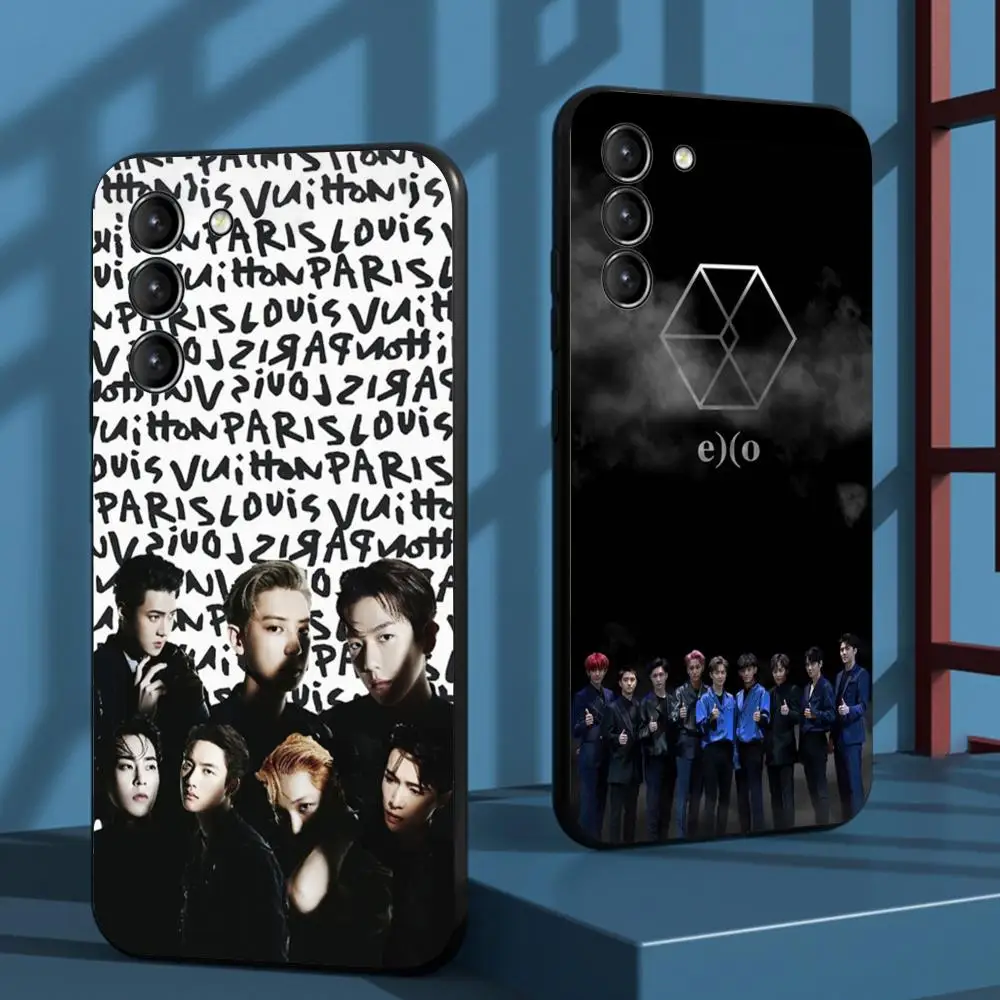 حافظة لهاتف سامسونج جالاكسي S25 S24 S23 S22 S21 S20 Plus Ultra Note20 Soft Black