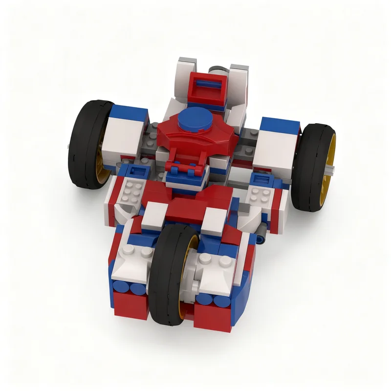 206pcs MOC Transformable Mech Ninjia Model Building Blocks Display DIY Education Brick Assemble Birthday Craft Art Collection