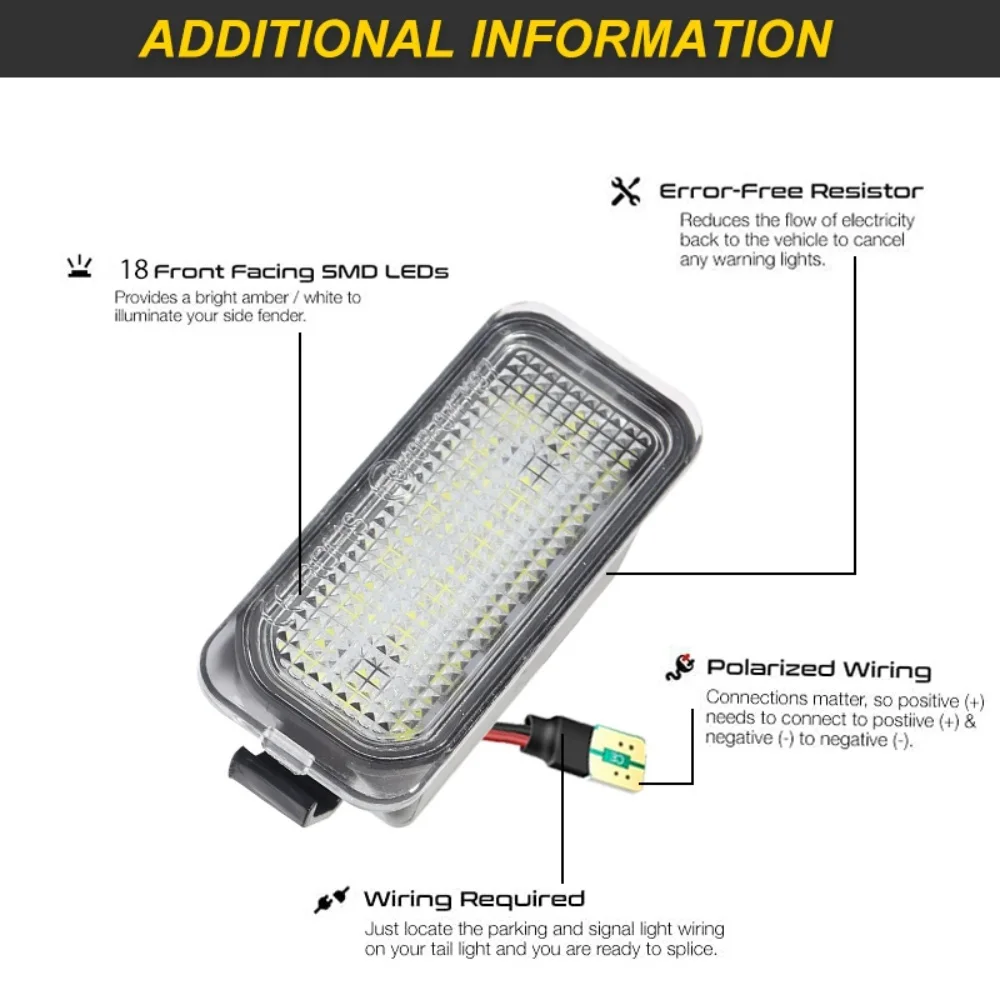 Car LED License Plate Number Lights For Ford Mondeo Focus Fiesta Kuga Escape Explorer Ranger C-MAX S-MAX B-Max Edge EcoSport 12V