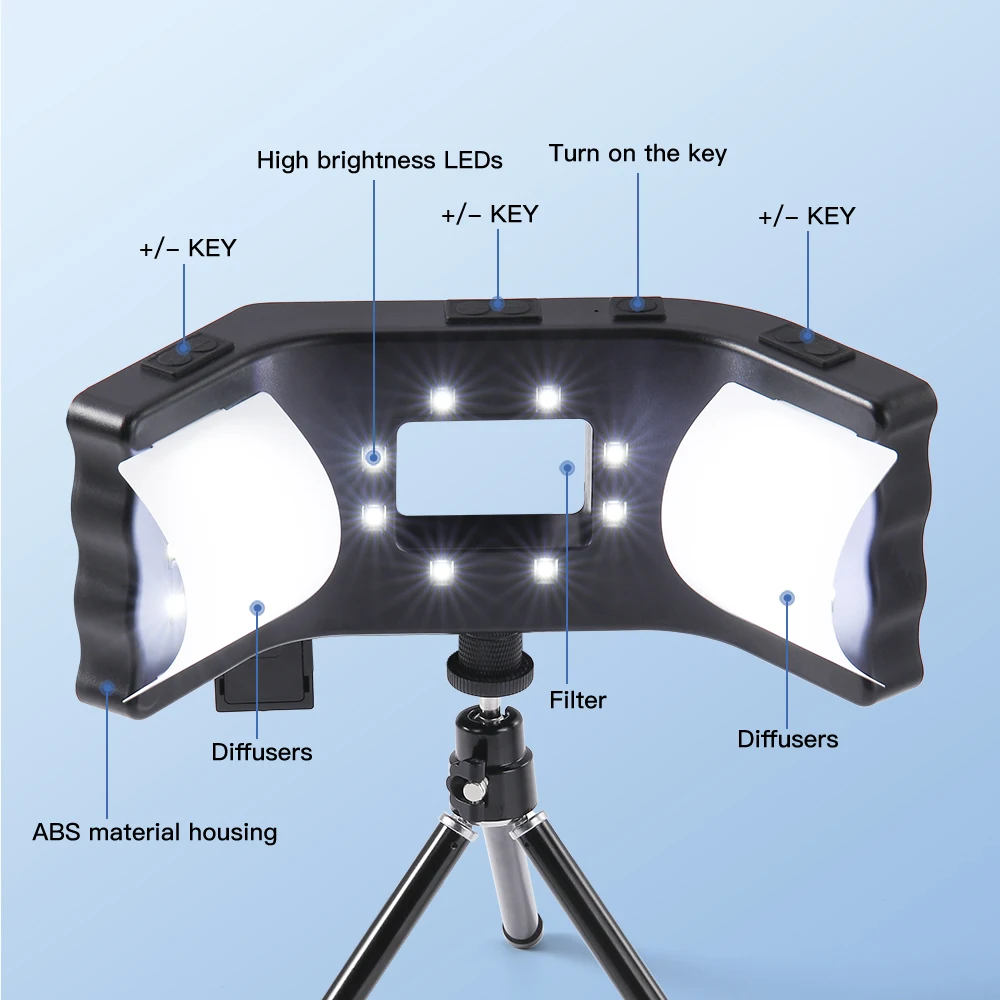 Stomatologiczna fotografia ustna lampa LED lampa dentystyczna dentystyczna do sprzętu wspornikowego.