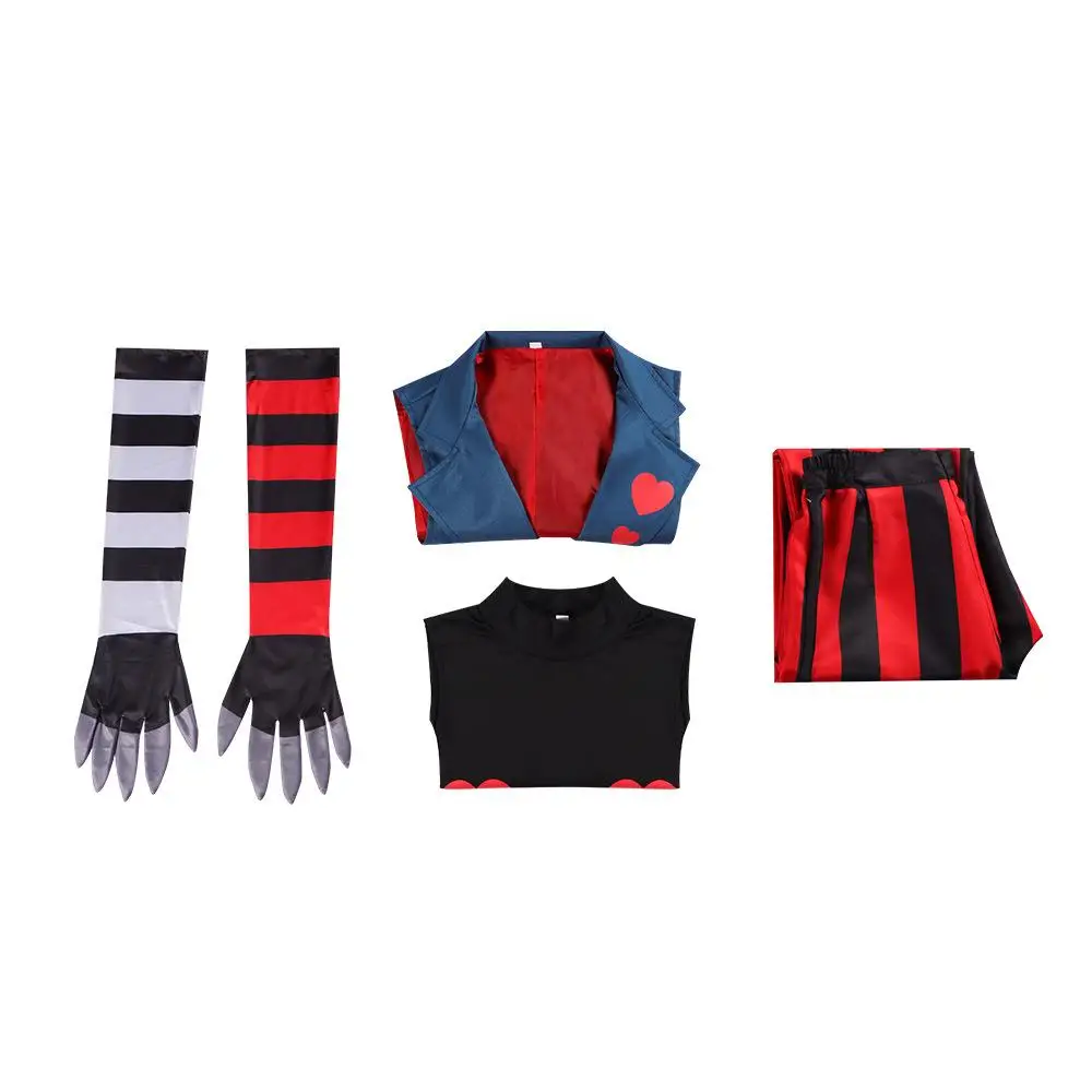 

Velvette Cosplay loween Costume from Hell Hotel 3V up Women's Traditional Ethnic Stage Performance Clothing