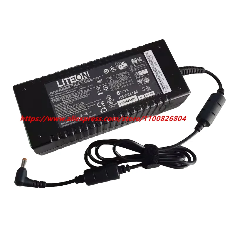 Genuine LITEON PA-1131-07 PA-1131-05 19V 7.1A AC Adapter Charger 135W AIO Laptop Power Supply 5.5*2.5mm
