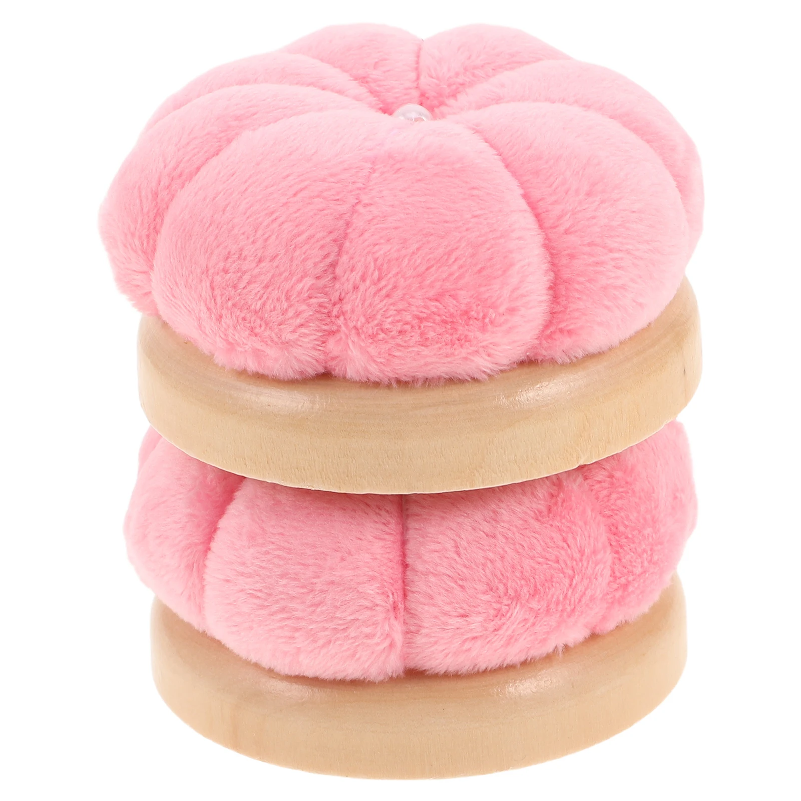 

2 Pcs Pin Pack Decorative Embroidery Holder Base Lovely Needle Cushions Pink Cute Sewing