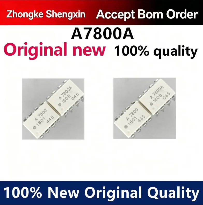 （5pcs-10pcs）Imported optocoupler A7800 HCPL-7800 DIP-8 direct insertion A7800A HCPL-7800A