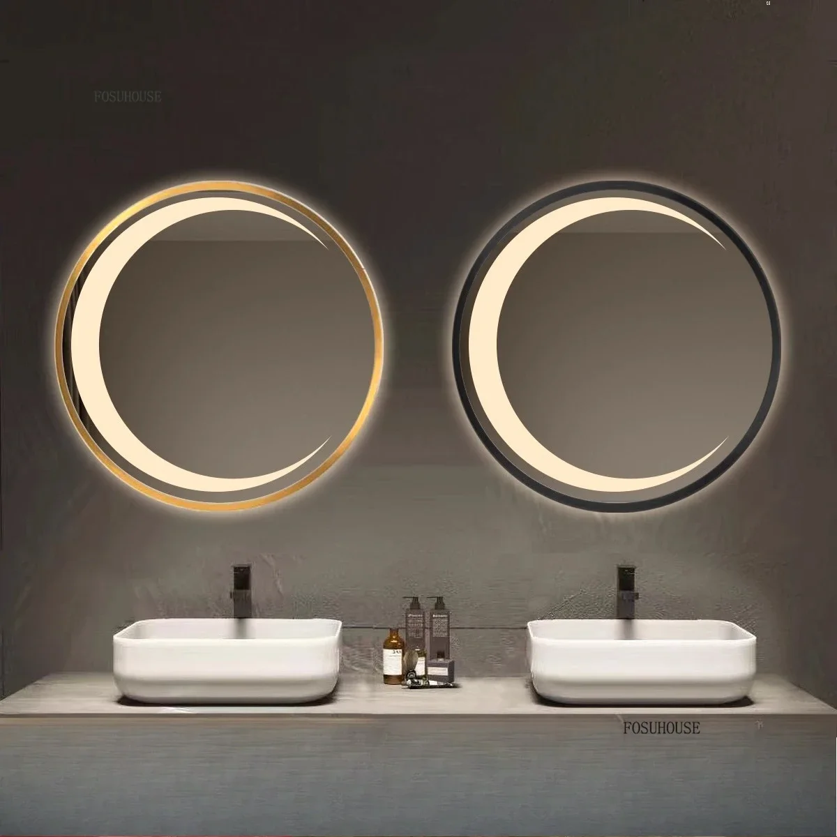 Moon Round Bath Mir…