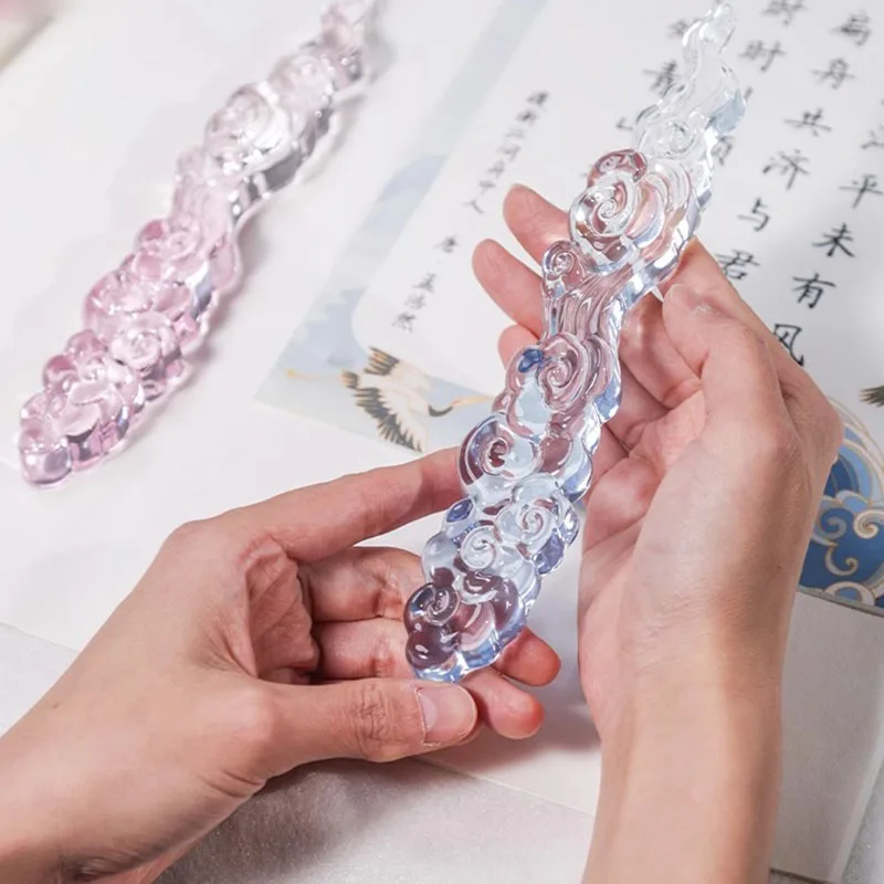 Creative Cloud Shape Paperweight Chinese Calligraphy Ink Painting Colorful Paper Weight Useful Paper Pressing Tools