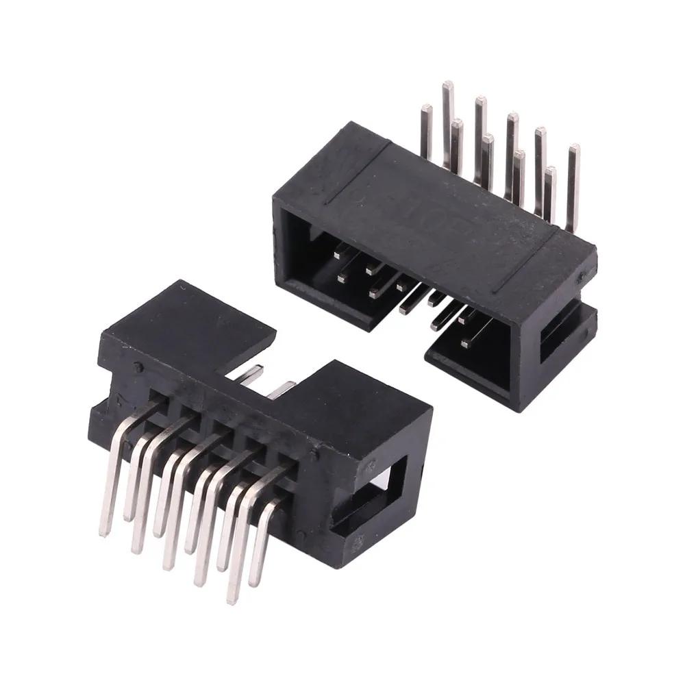 Fc 6/8/10/12/14/16/18/20/24/26/30/34/40/50/60/64pin 2,54mm Pitch Buchse IDC-Buchse Anschluss band kabel DC3 Header Stecker