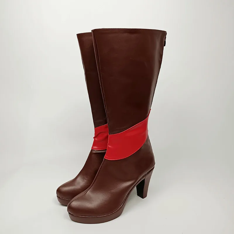 Hazbin تأثيري فندق ALASTOR تأثيري أحذية أحذية الكبار الرجال النساء هالوين حذاء أحمر أنيمي تأثيري