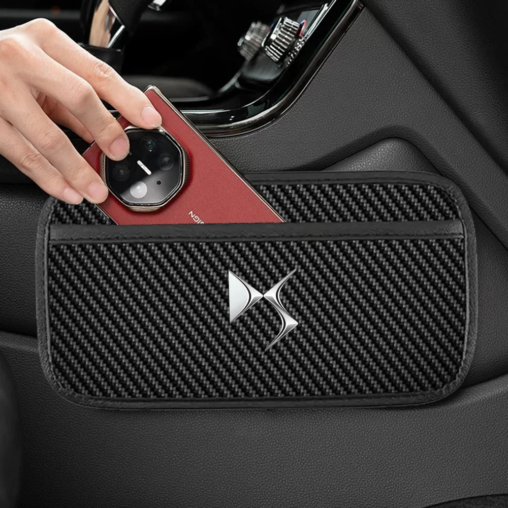 Car Seat Organizer Mesh Bag Phone Holder Pocket Paste Net Pocket for DS SPIRIT DS3 DS4S DS5 5LS DS6 DS7 DS WILD