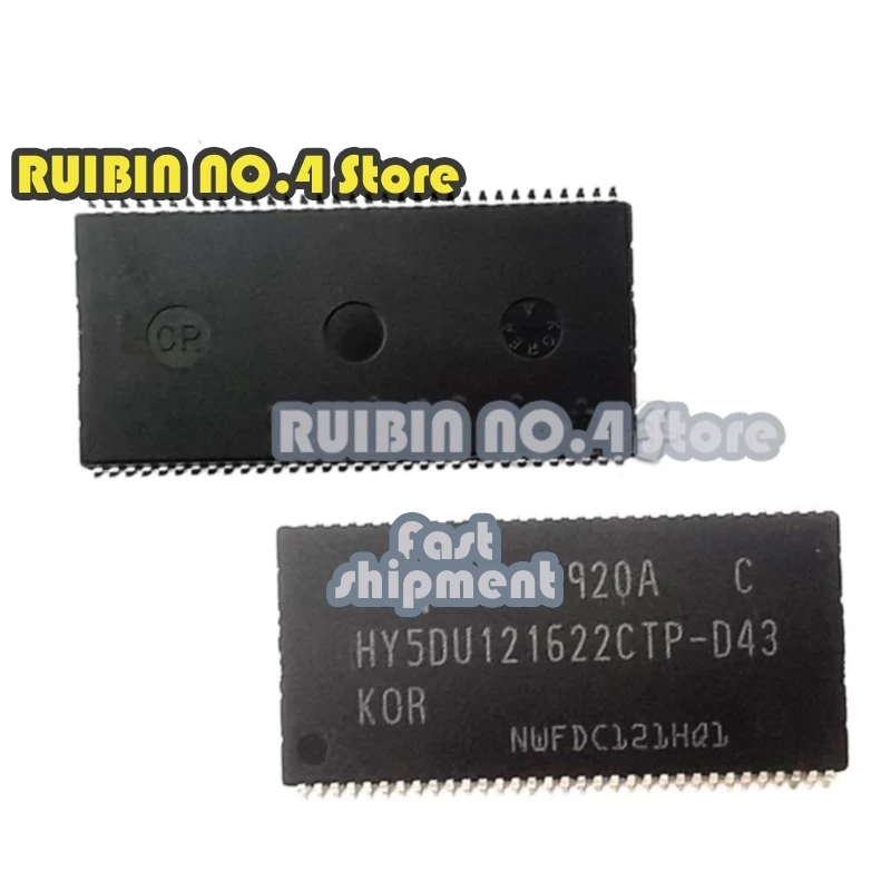 10pcs/lot HY5DU121622CTP-D43 HY5DU12822DTP-J IS61LV25616AL-10TI IS61LV25616AL-10TL K4S641632N-LI60 flash memory chips