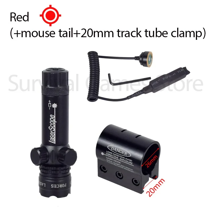 Taktisches Gewehr Red Dot Laser Green Dot Laser Sight 532nm Umfang SureFire M600B M300 M300B M300C Airsoft Waffen Taschenlampe Jagd Scout Fackel Druckschalter Picatinny und Montage Jagd Riflescope 20 – Detail 17