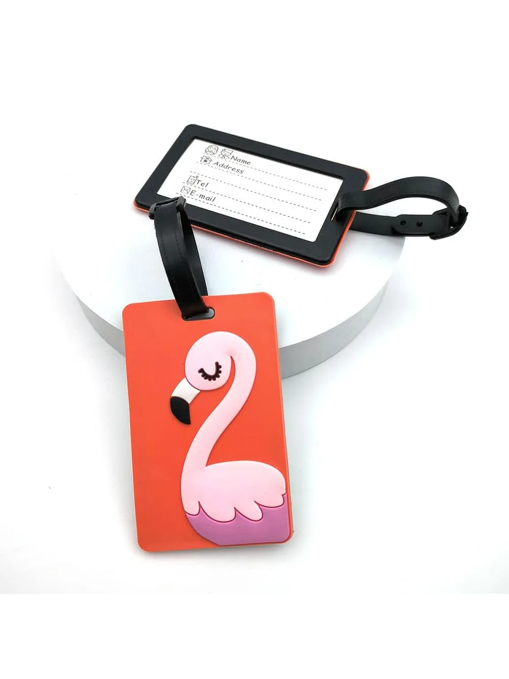 1PCS Cute Luggage Tag Travel Accessories Luggage Tag Silica Gel Suitcase  Holder Baggage Boarding Tag Travel Accessories