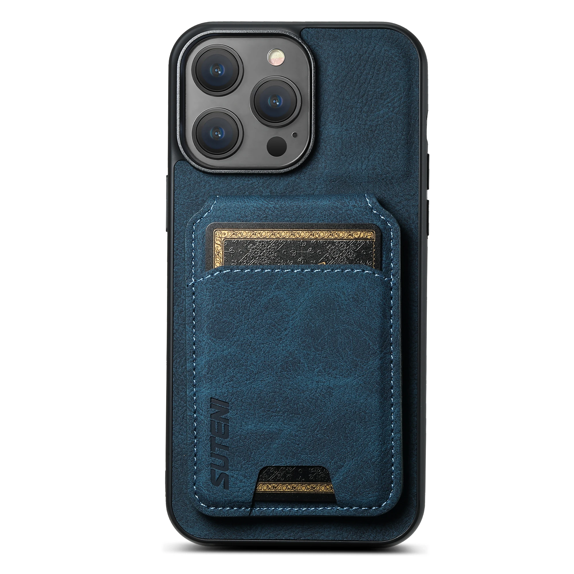 SUTENI Kartenhalter Kartenhülle Handyhülle Luxus PU Leder Handyhalter für iPhone 16 Pro Max 15Plus 14 13 12 11 XR X – Detail 30