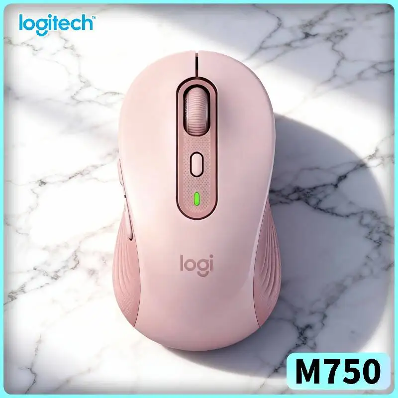 Logitech M750 Ergonomic Mouse - Quiet Comfort Clicks, 3-Device Fast Sync, 20-Month Battery, Daily Home Office Pick Tool