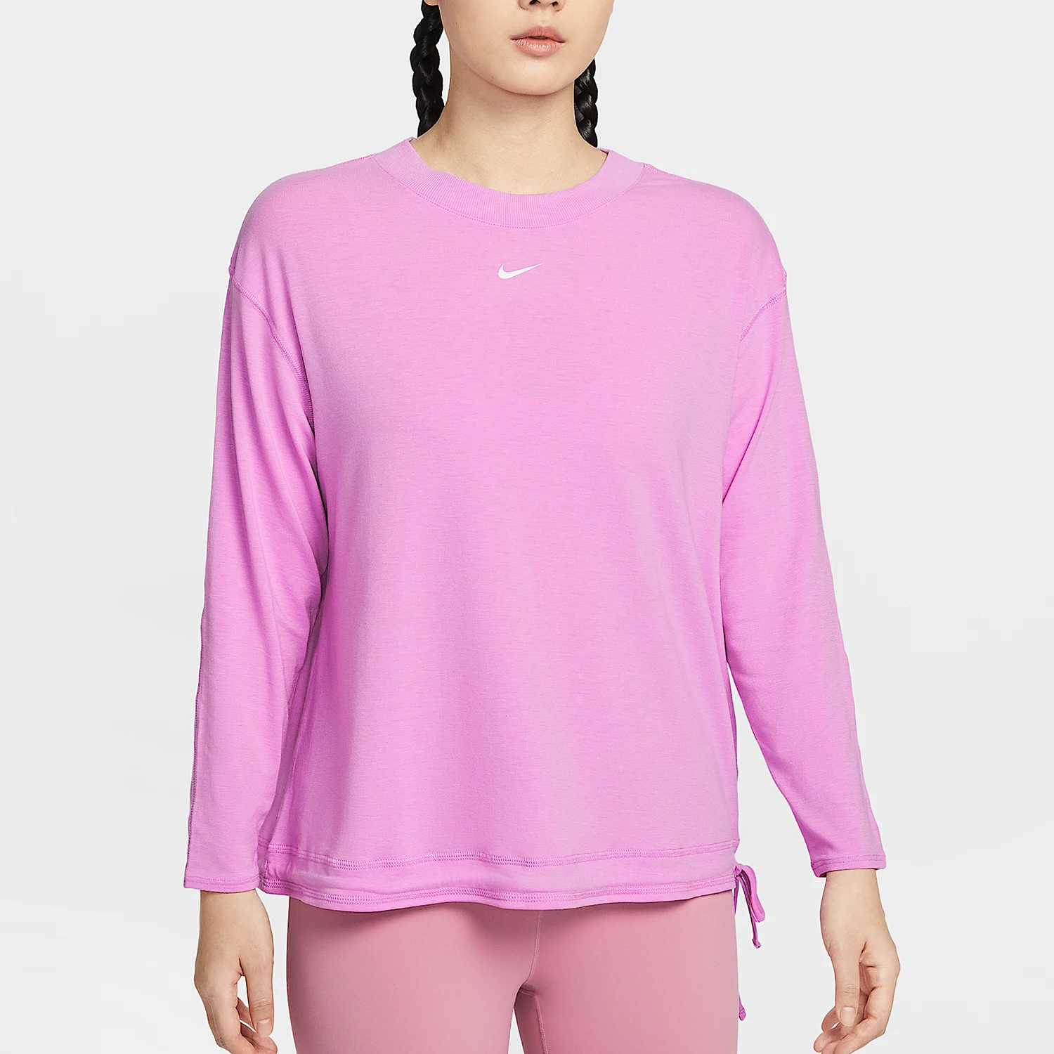 

Оригинальный весенний женский пуловер Nike с круглым вырезом и длинными рукавами IQ0338-503