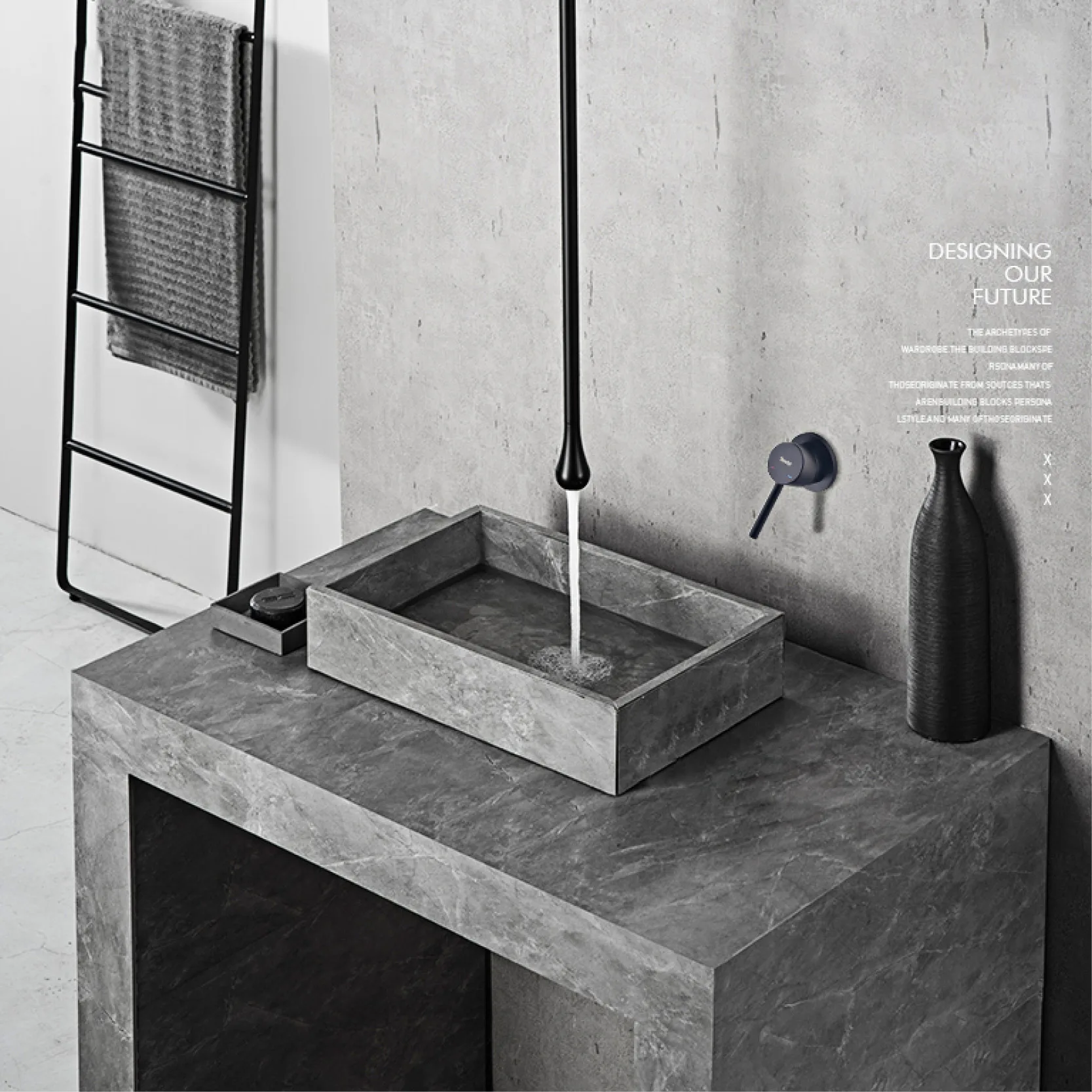 Imagem -03 - Torneira de Banheiro de Latão de Ouro Escovado Design de Teto Controle Duplo Pia Quente e Fria Torneira Simples e Personalizável Luxo