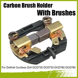 45x35x11mm Carbon Brush Holder With Brush For -Dewalt Cordless Electric Drills DCD730 DCD735 DCD780 DCD785 Power Tools-Parts