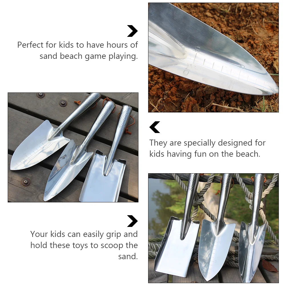 

Stainless Steel Gardening Tools Portable Hand Shovel Eco-friendly Trowel Planting Outdoor