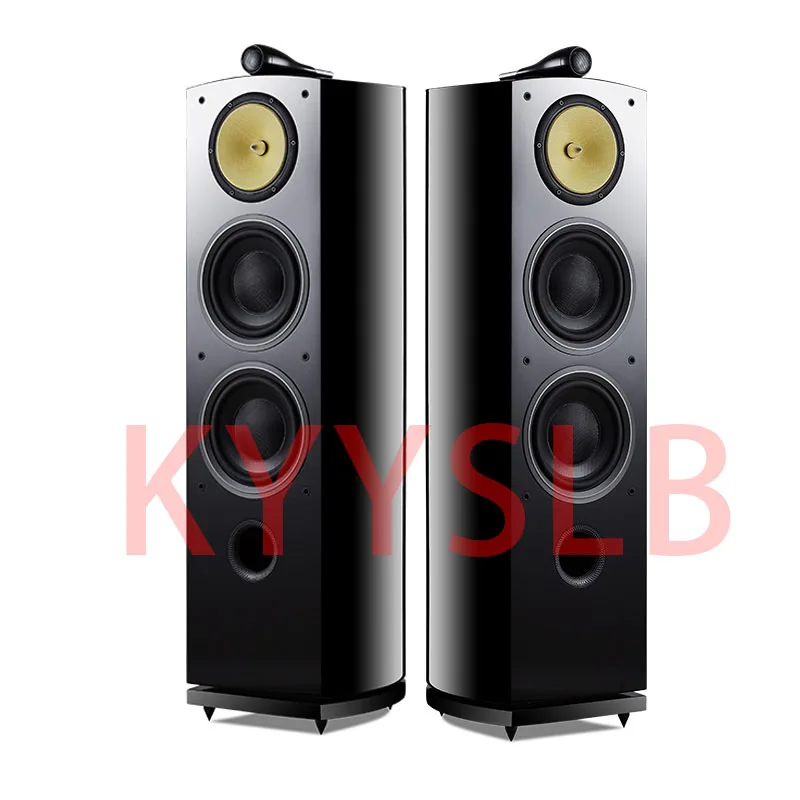 250W 8-inch Floor Passive Speaker High-fidelity Three-way Surround Speaker Nautilus Speaker High-end Home Theater Speaker