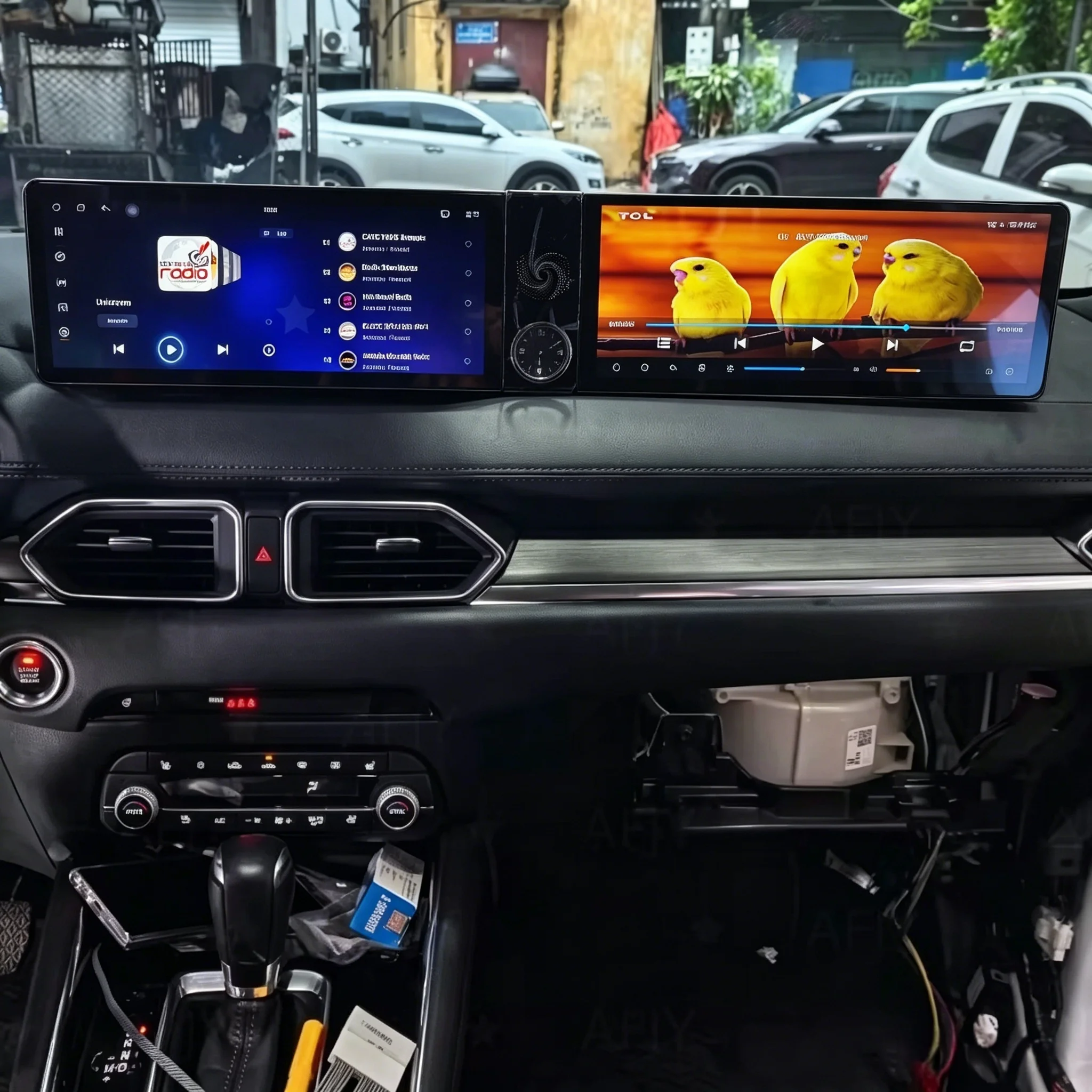 mz Dual-Screen Autoradio für Mazda CX5 CX-5 2017-2025 CarPlay Android Auto Stereo Multimedia GPS Navi Tonbandgerät Haupteinheit 4G